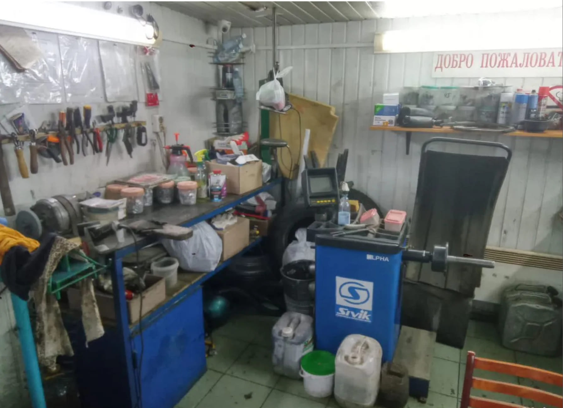 Балансировочный станок в шиномонтаже Сарапула